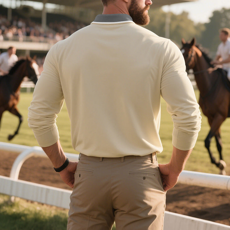 Herren-Poloshirt mit Langarm – Eleganz, Komfort & moderner Stil